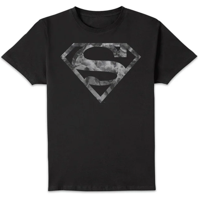 DC Originals Marble Superman Logo Men's T-Shirt - Black