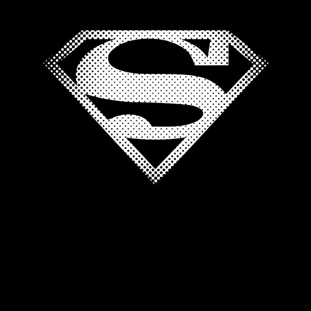 DC Originals Superman Spot Logo Men's T-Shirt - Black