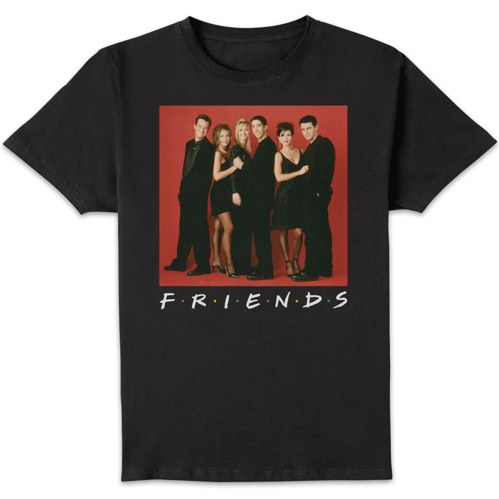 Friends Character Pose Men's T-Shirt - Black - S Image 1