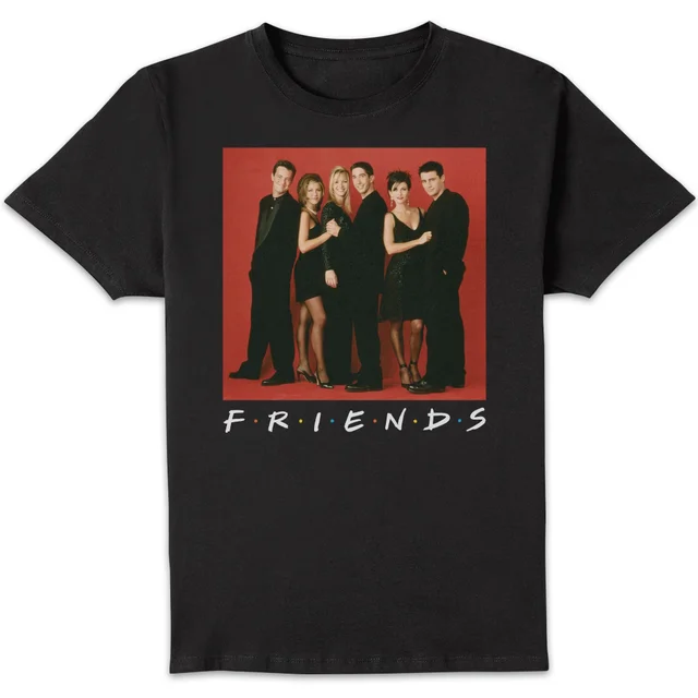 Friends Character Pose Men's T-Shirt - Black