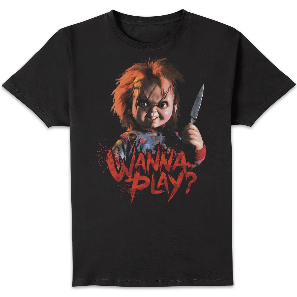 Chucky Wanna Play? Men's T-Shirt - Black - L Image 1