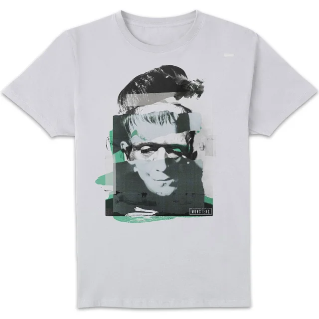 Universal Monsters Frankenstein Collage Men's T-Shirt - White