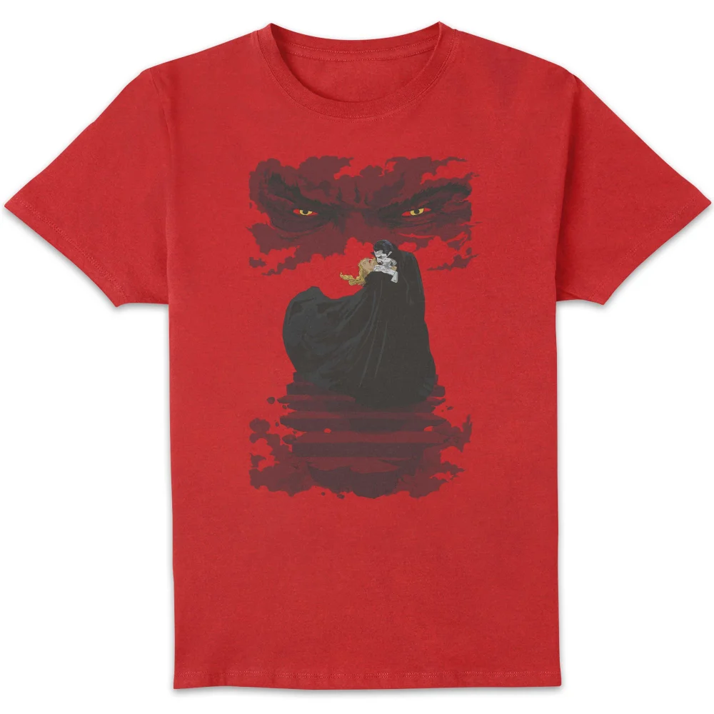 Universal Monsters Dracula Illustrated Men's T-Shirt - Red - S Image 1