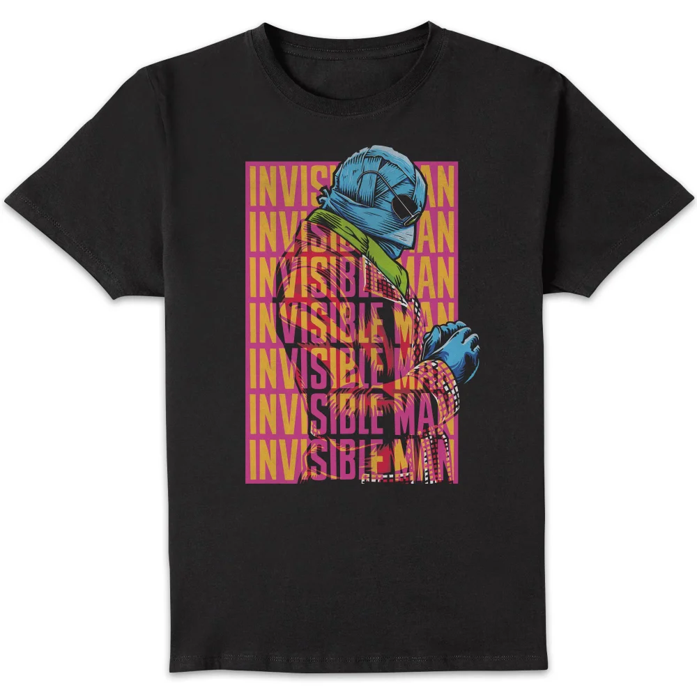 Universal Monsters Invisible Man Retro Men's T-Shirt - Black - S Image 1