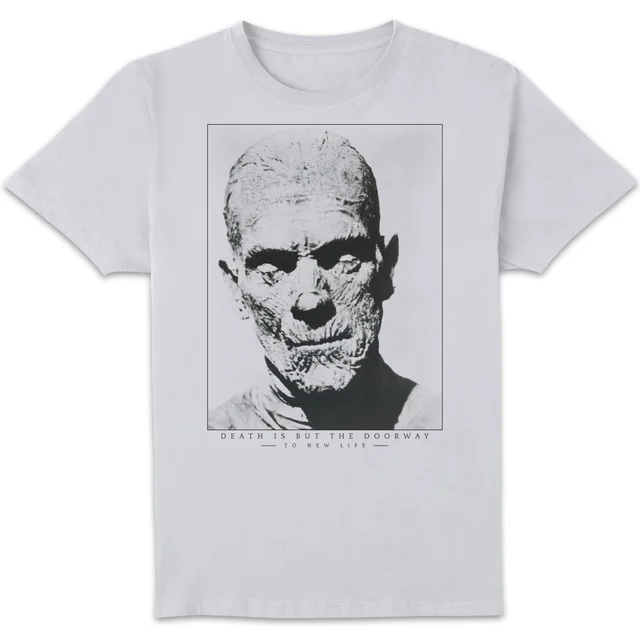 Universal Monsters The Mummy Portrait Men's T-Shirt - White