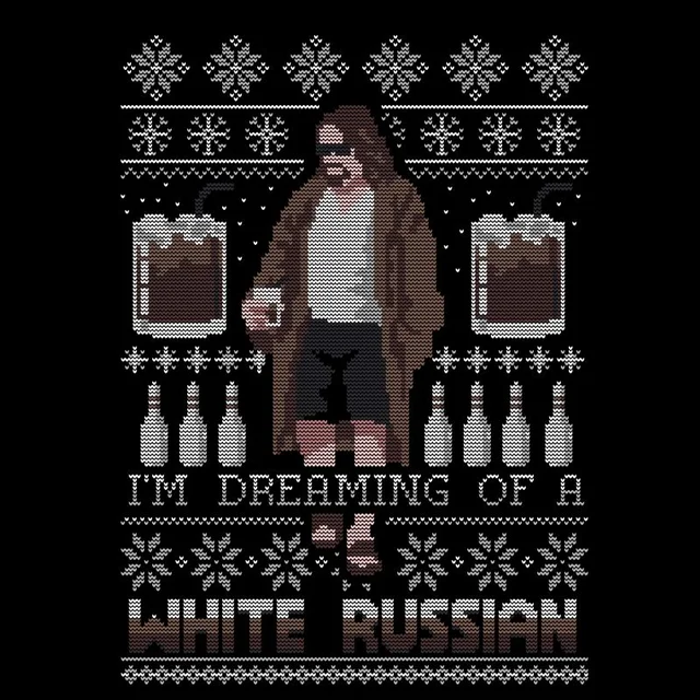 The Big Lebowski I'm Dreaming Of A White Russian Men's T-Shirt - Black
