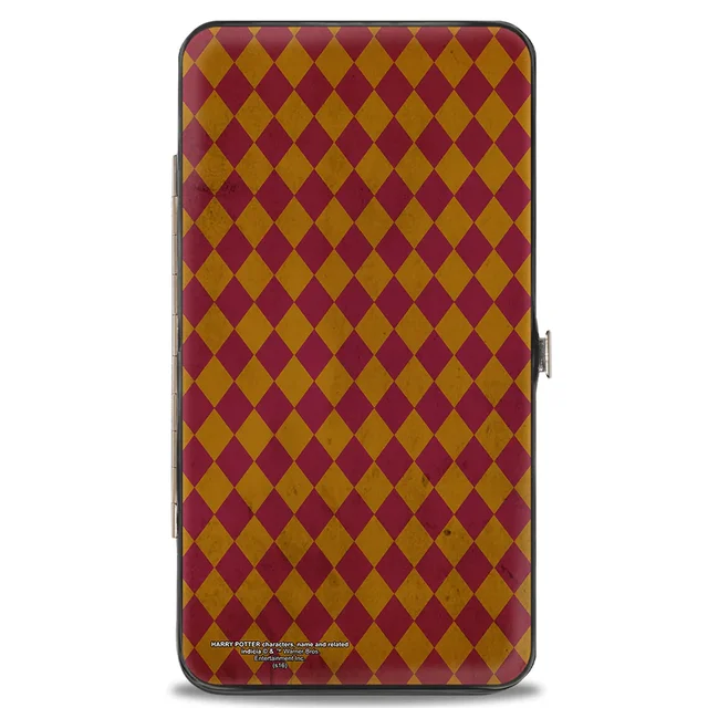 Buckle-Down Harry Potter Gryffindor Crest Stripes Hinged Wallet