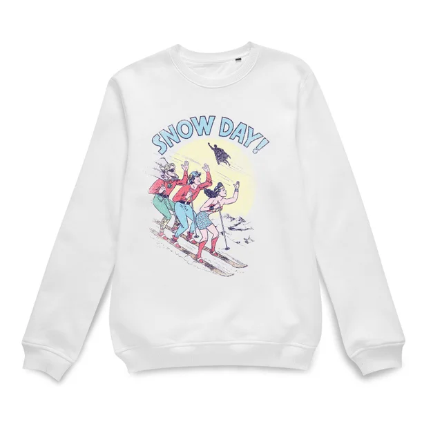 DC Snow Day! Christmas Sweater - White