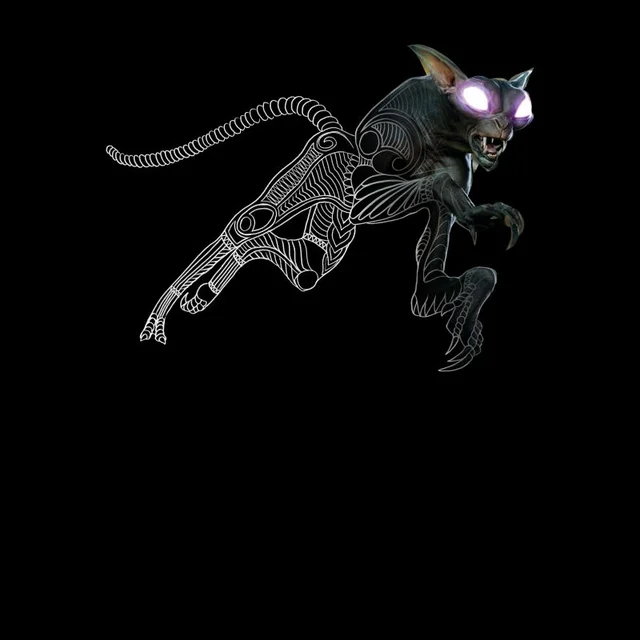 Fantastic Beasts Tribal Matagot Men's T-Shirt - Black