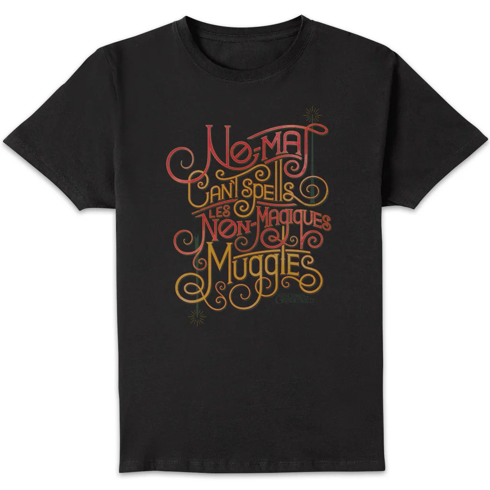 Fantastic Beasts No-Maj Men's T-Shirt - Black - S Image 1