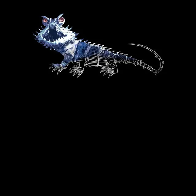 Fantastic Beasts Tribal Chupacabra Men's T-Shirt - Black