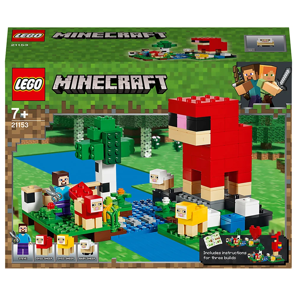 LEGO Minecraft: The Wool Farm Building Set (21153) Image 1