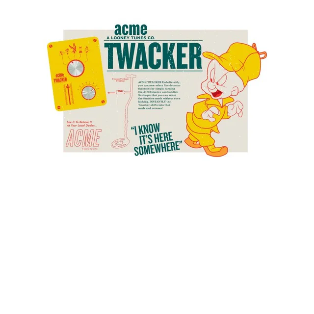 Looney Tunes ACME Twacker Men's T-Shirt - White