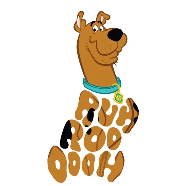 Scooby Doo RUHROOOOOH Men's T-Shirt - White
