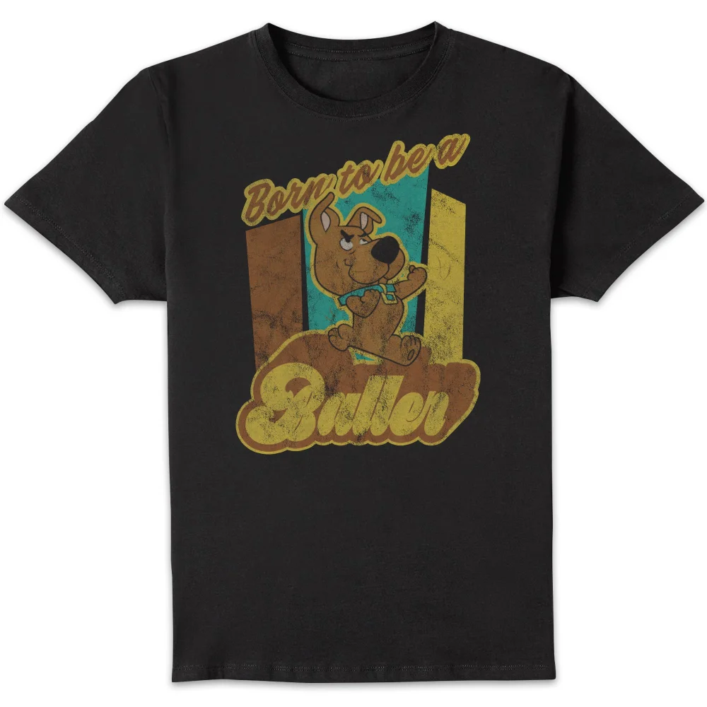 Scooby Doo Born To Be A Baller Men's T-Shirt - Black - S Image 1