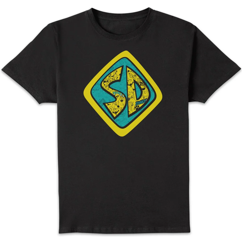 Scooby Doo Emblem Men's T-Shirt - Black - S Image 1