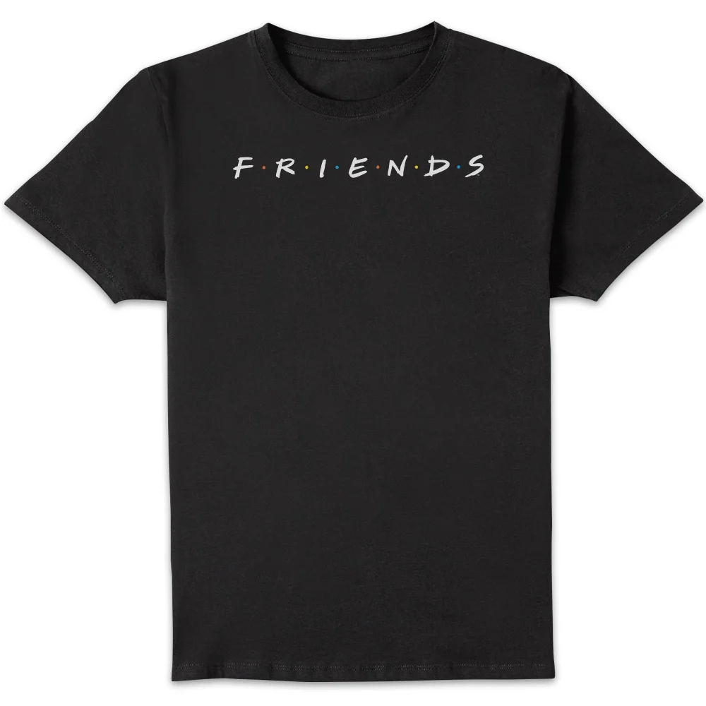 Friends Logo Contrast Men's T-Shirt - Black - S Image 1