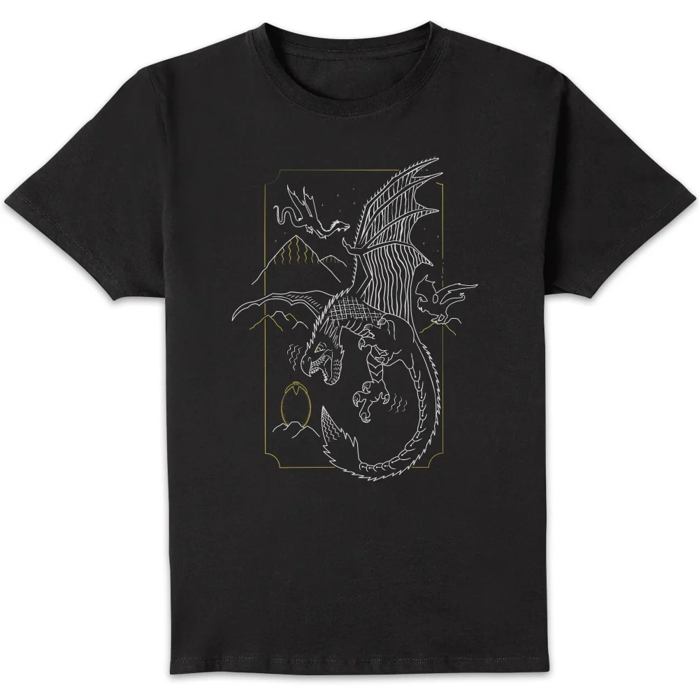 Harry Potter Hungarian Horntail Dragon Men's T-Shirt - Black - S Image 1