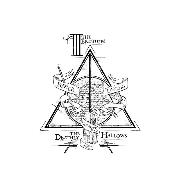 Harry Potter Three Dragons White Men's T-Shirt - White