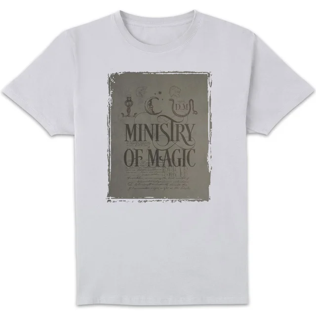 Harry Potter Ministry Of Magic Men's T-Shirt - White