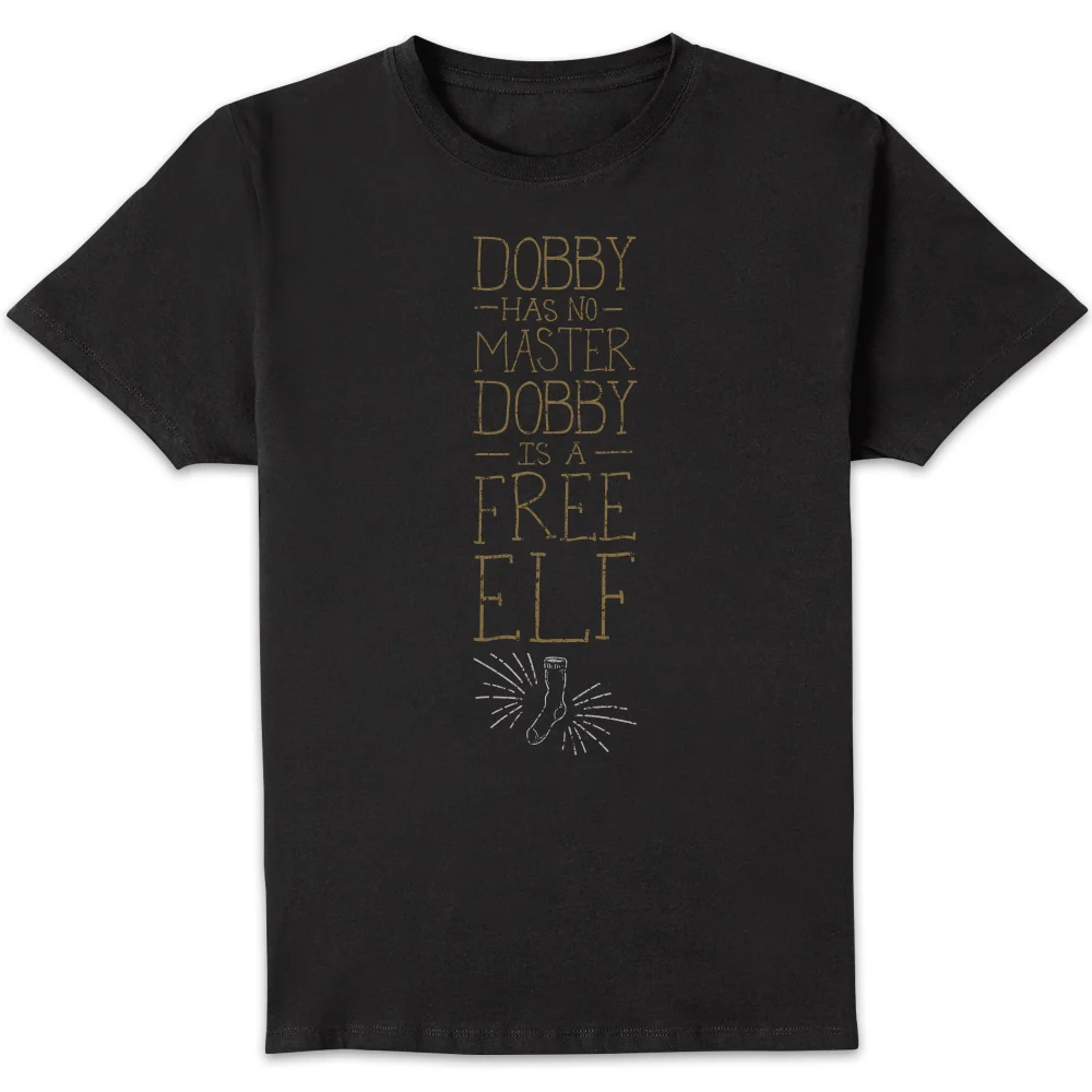 Harry Potter Dobby Is A Free Elf Men's T-Shirt - Black - S Image 1