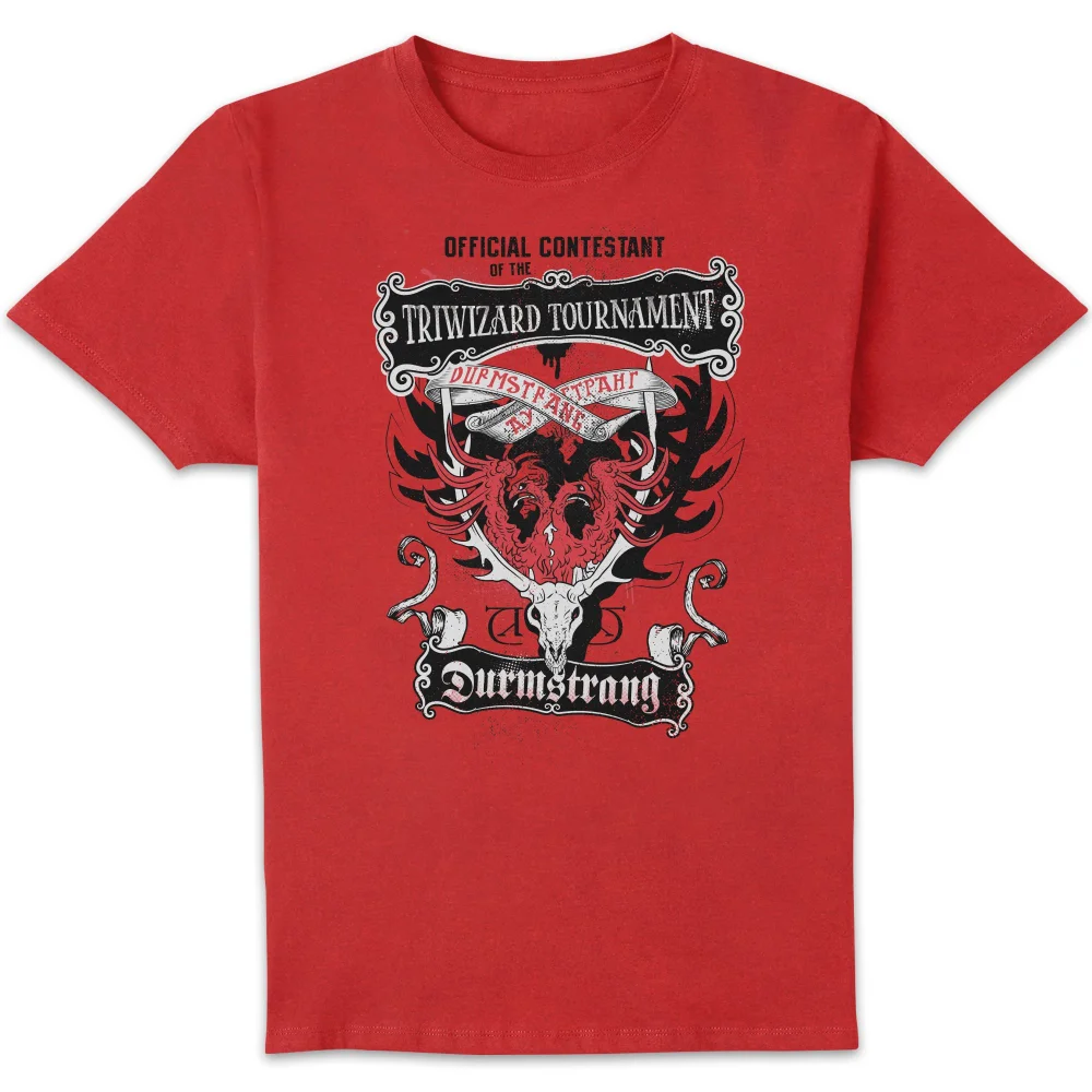 Harry Potter Triwizard Tournament Durmstrang Men's T-Shirt - Red - S Image 1