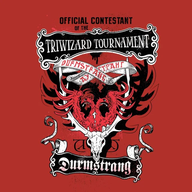 Harry Potter Triwizard Tournament Durmstrang Men's T-Shirt - Red