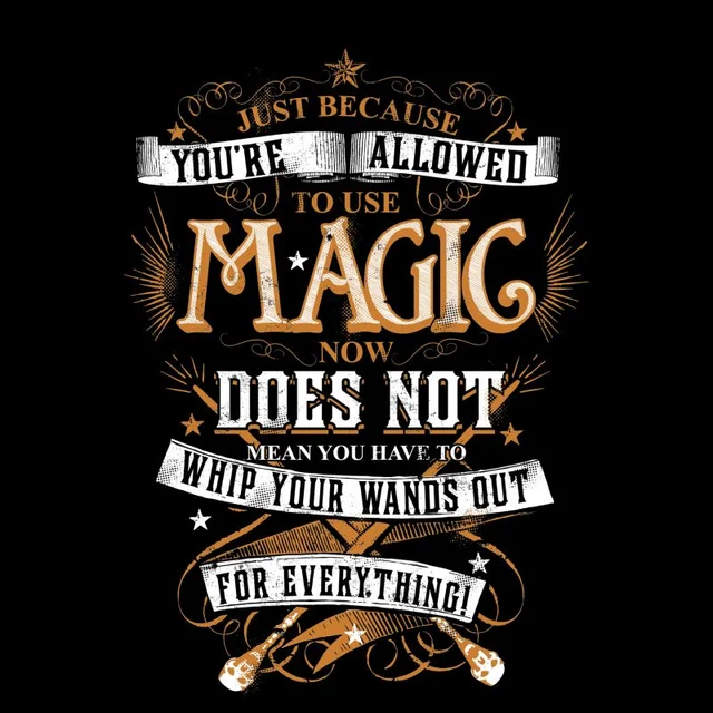 Harry Potter Whip Your Wands Out Men's T-Shirt - Black