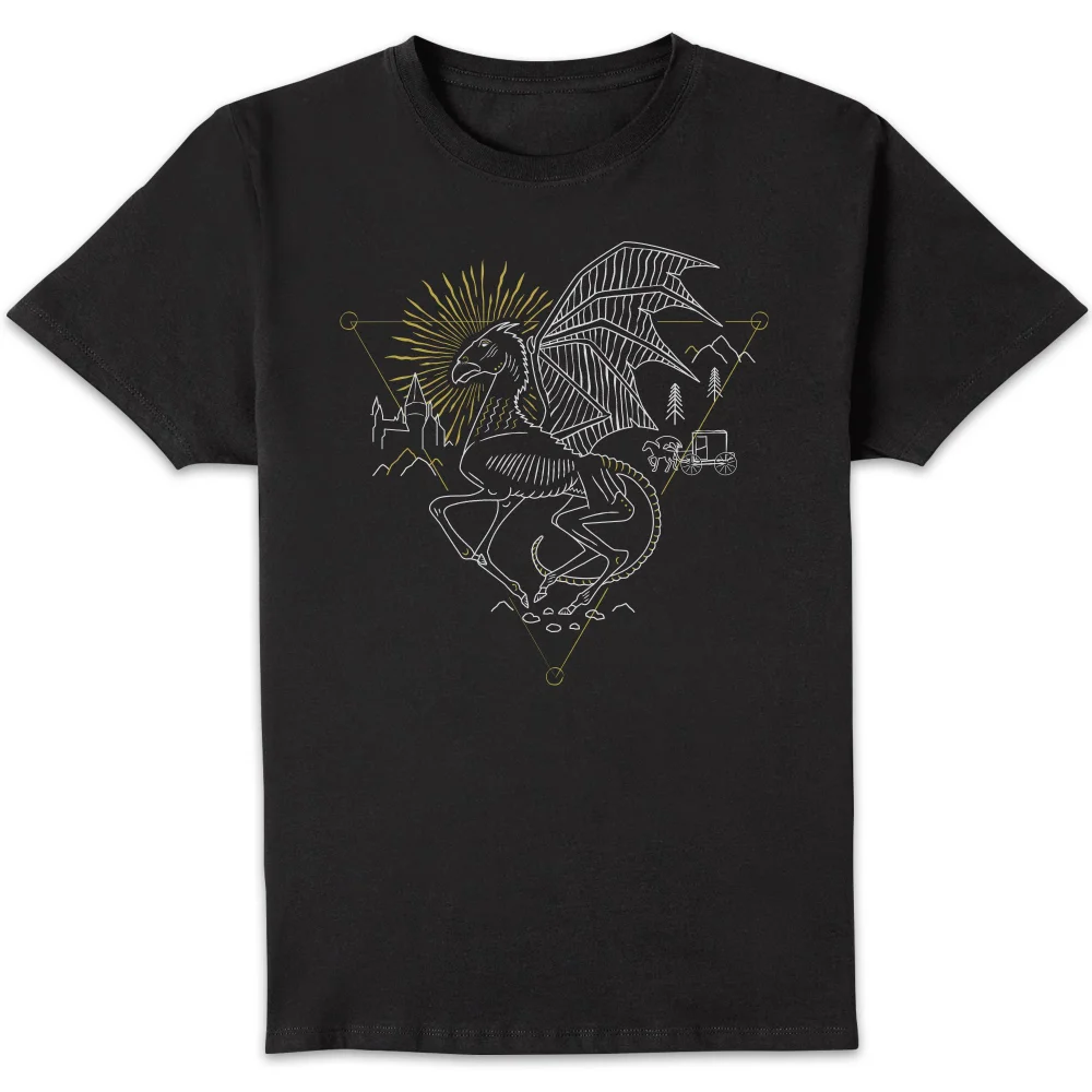 Harry Potter Thestral Men's T-Shirt - Black - M Image 1