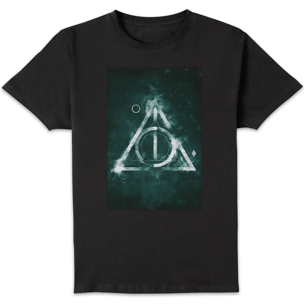 Harry Potter Hallows Painted Men's T-Shirt - Black - S Image 1