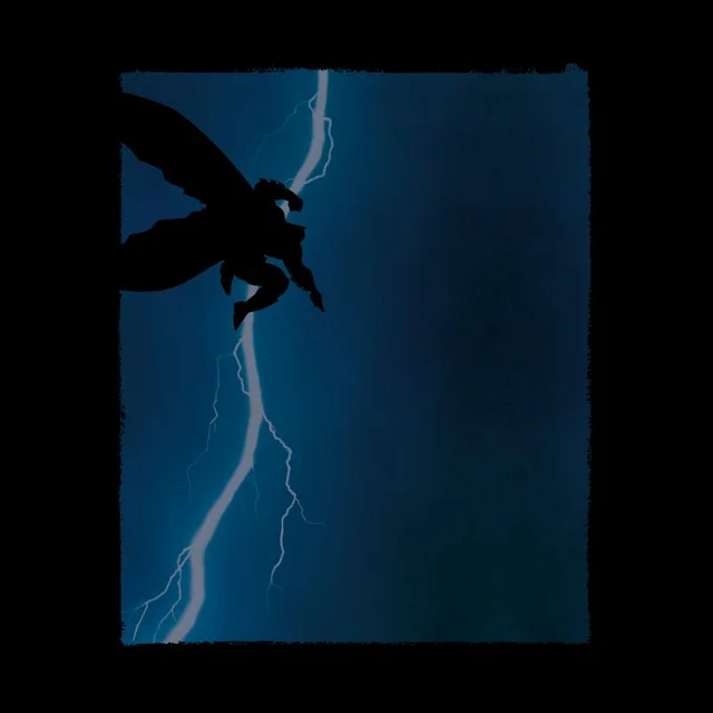 Batman The Dark Knight Returns Cover Men's T-Shirt - Black