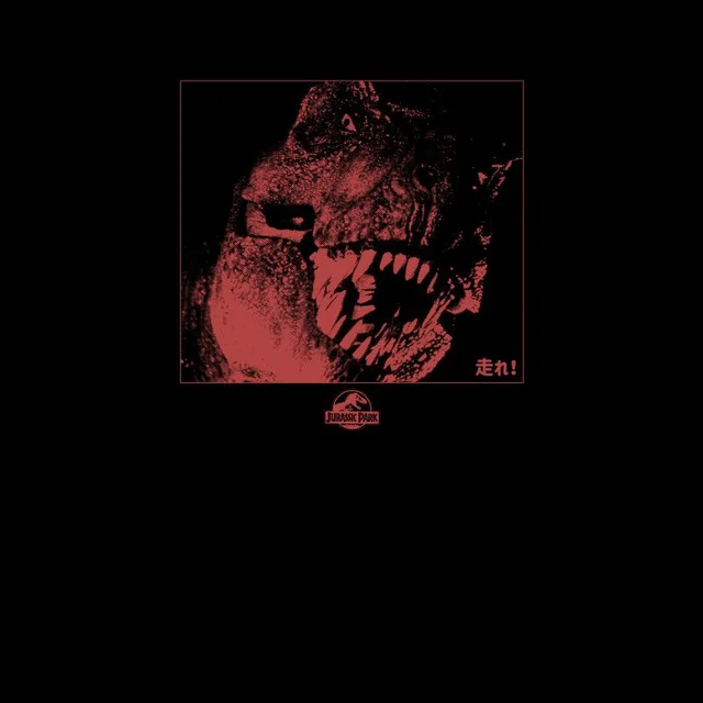 Jurassic Park Primal RUN! T-Shirt - Black