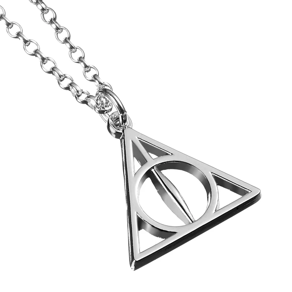 Harry Potter Sterling Silver Deathly Hallows Necklace Image 1