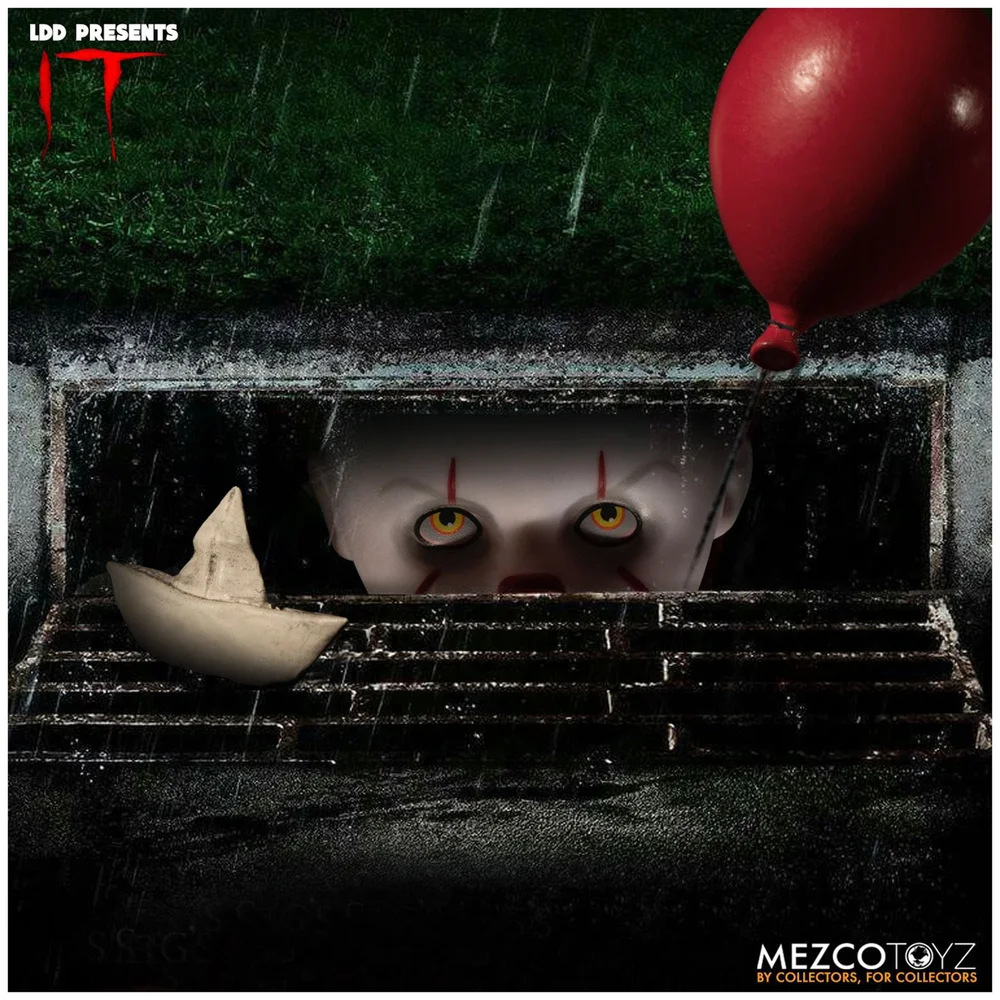 Mezco Living Dead Dolls Presents IT - Pennywise Image 1