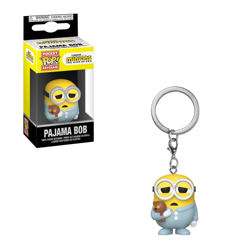 Minions 2 Pajama Bob Pop! Keychain Image 1