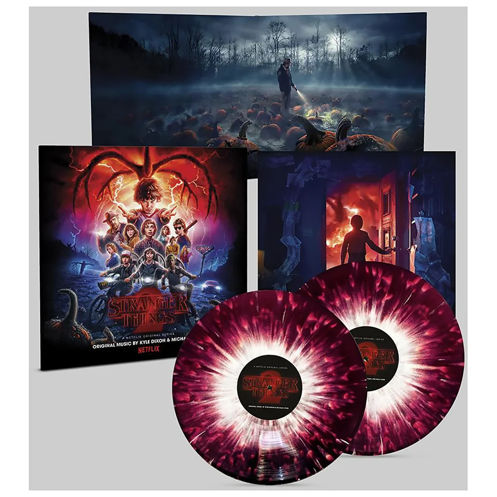 Stranger Things 2 (A Netflix Original Series Soundtrack) 180g 2x Colour Vinyl (Limited Edition Crystal Purple with White Splatter) Image 1