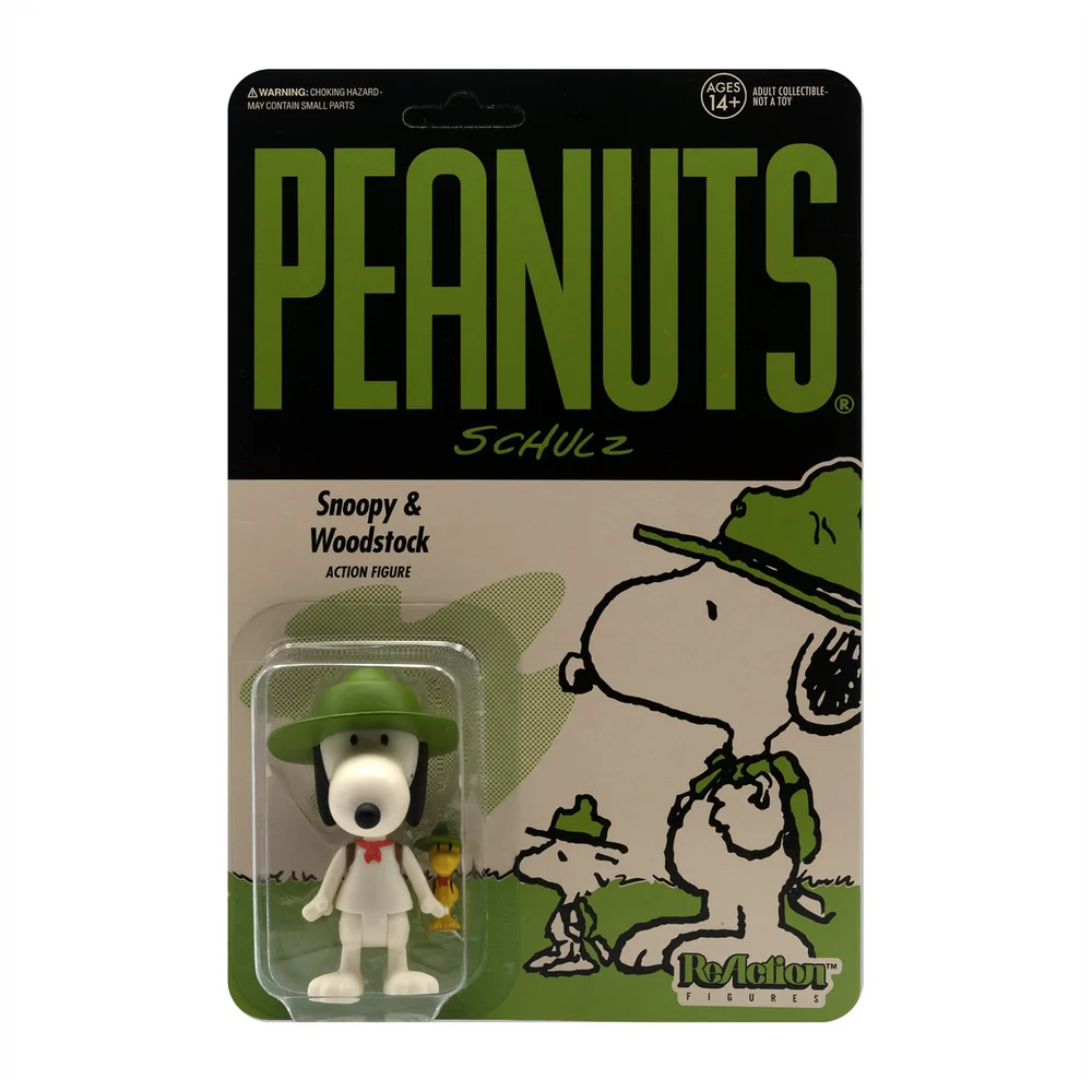 Super7 Peanuts ReAction Figure - Beagle Scout Snoopy Image 1