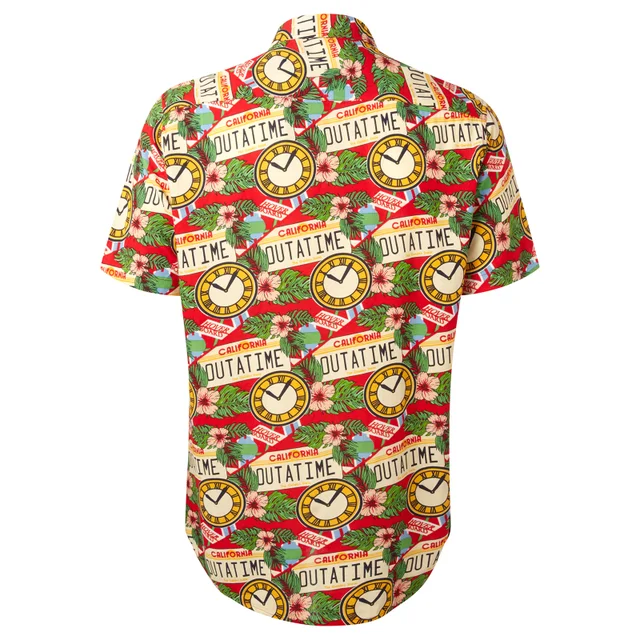 Limited Edition Back to the Future Floral Printed Shirt - Zavvi Exclusive