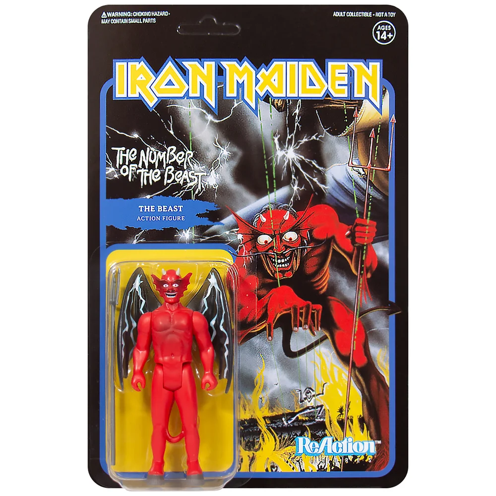 Super7 Iron Maiden ReAction Figure - The Number Of The Beast Image 1