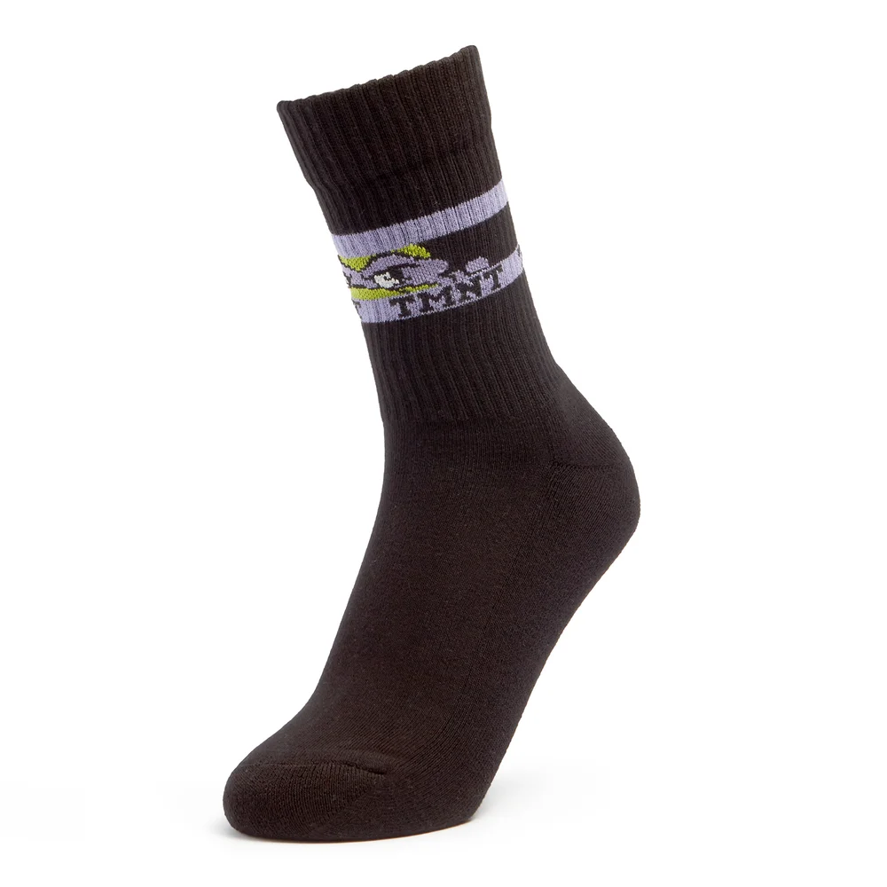 Men's TMNT Sports Socks - Black - UK 4-7.5 Image 1