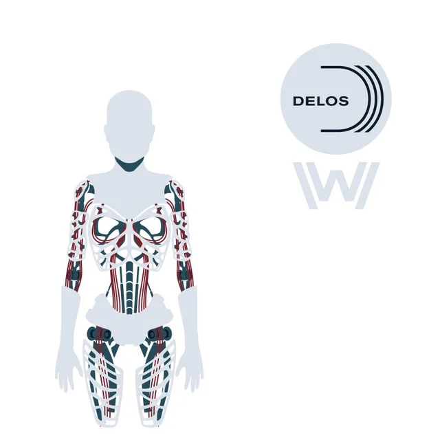 Westworld Delos Host Men's T-Shirt - White
