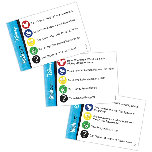 Disney Geek Out! Board Game