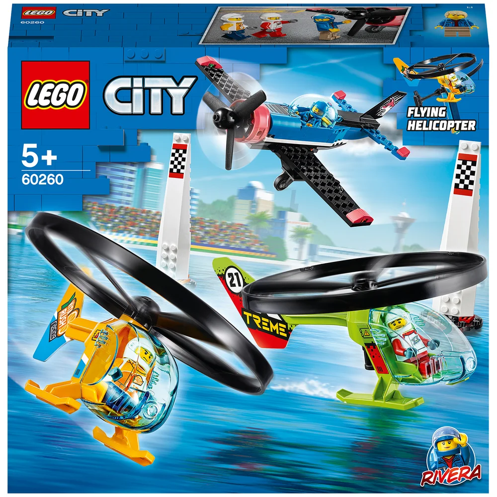 LEGO City: Airport Air Race Toy Plane & Helicopters Set (60260) Image 1