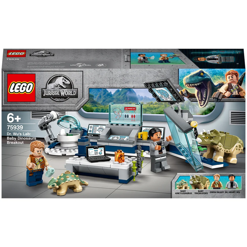 LEGO Jurassic World: Baby Dinosaur Lab Breakout Toy (75939) Image 1