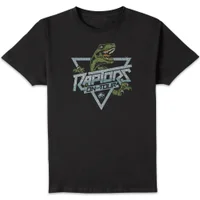 Jurassic Park Raptors On Tour Stroke Men's T-Shirt - Black