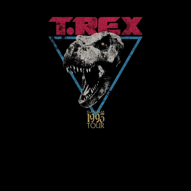 Jurassic Park TREX Men's T-Shirt - Black