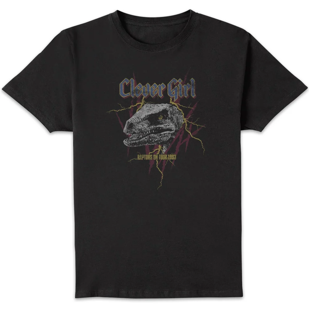 Jurassic Park Clever Girl Raptors On Tour Men's T-Shirt - Black - S Image 1