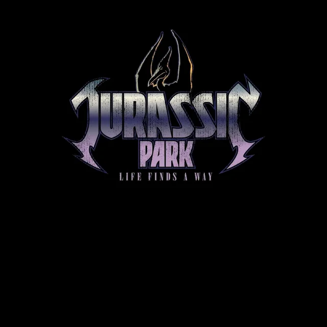 Jurassic Park Life Finds A Way Men's T-Shirt - Black