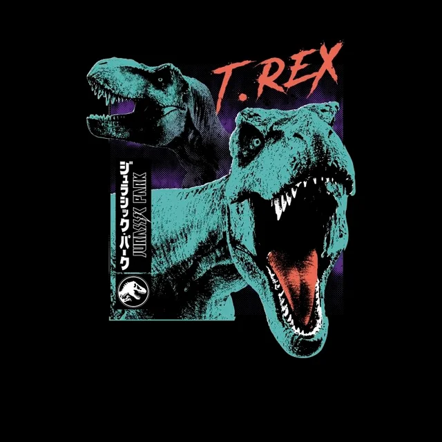 Jurassic Park T-REXES Men's T-Shirt - Black