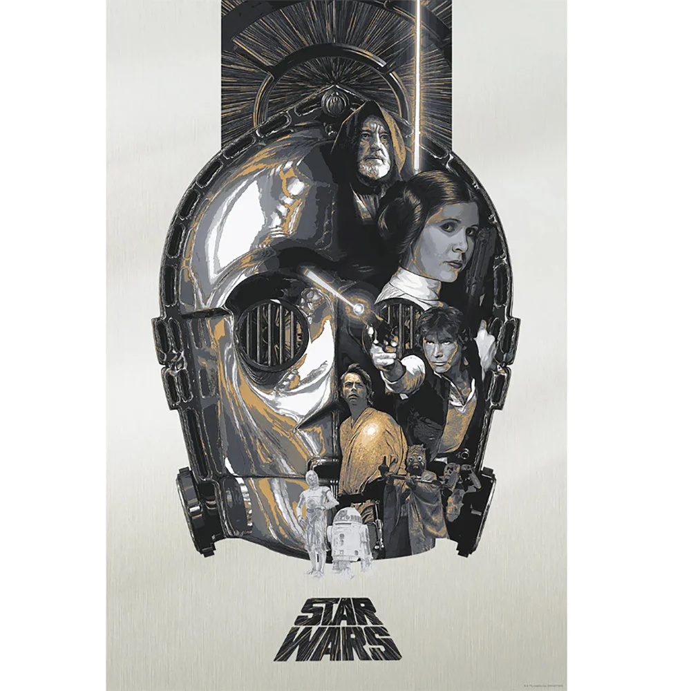 Star Wars: A New Hope 'The Fourth' Lithograph by Devin Schoeffler Image 1